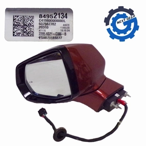 OEM GM Left Side Mirror Red Horizon w/ Blind Spot 2019-23 Cadillac XT4 84952134
