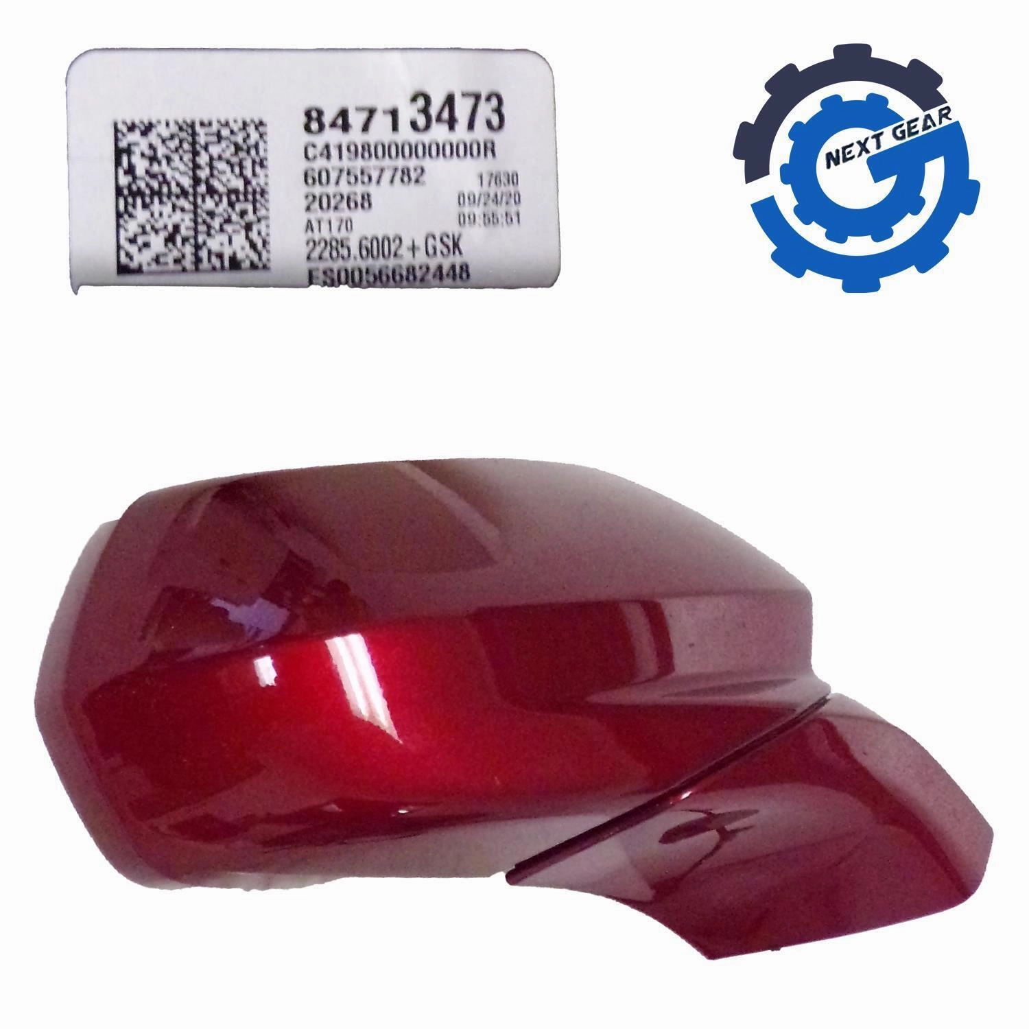 OEM GM Right Red Horizon Side Mirror No Camera for 2019-23 Cadillac XT4 84713473