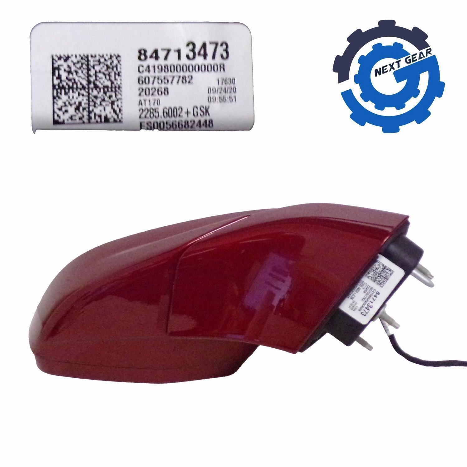 OEM GM Right Red Horizon Side Mirror No Camera for 2019-23 Cadillac XT4 84713473