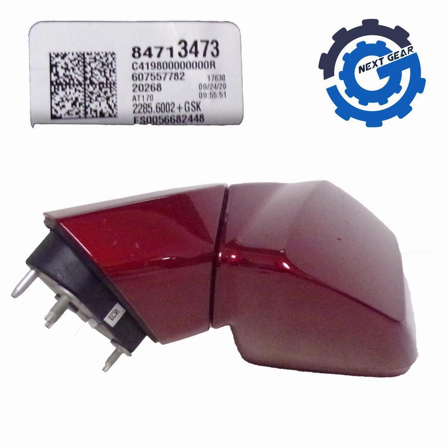 OEM GM Right Red Horizon Side Mirror No Camera for 2019-23 Cadillac XT4 84713473