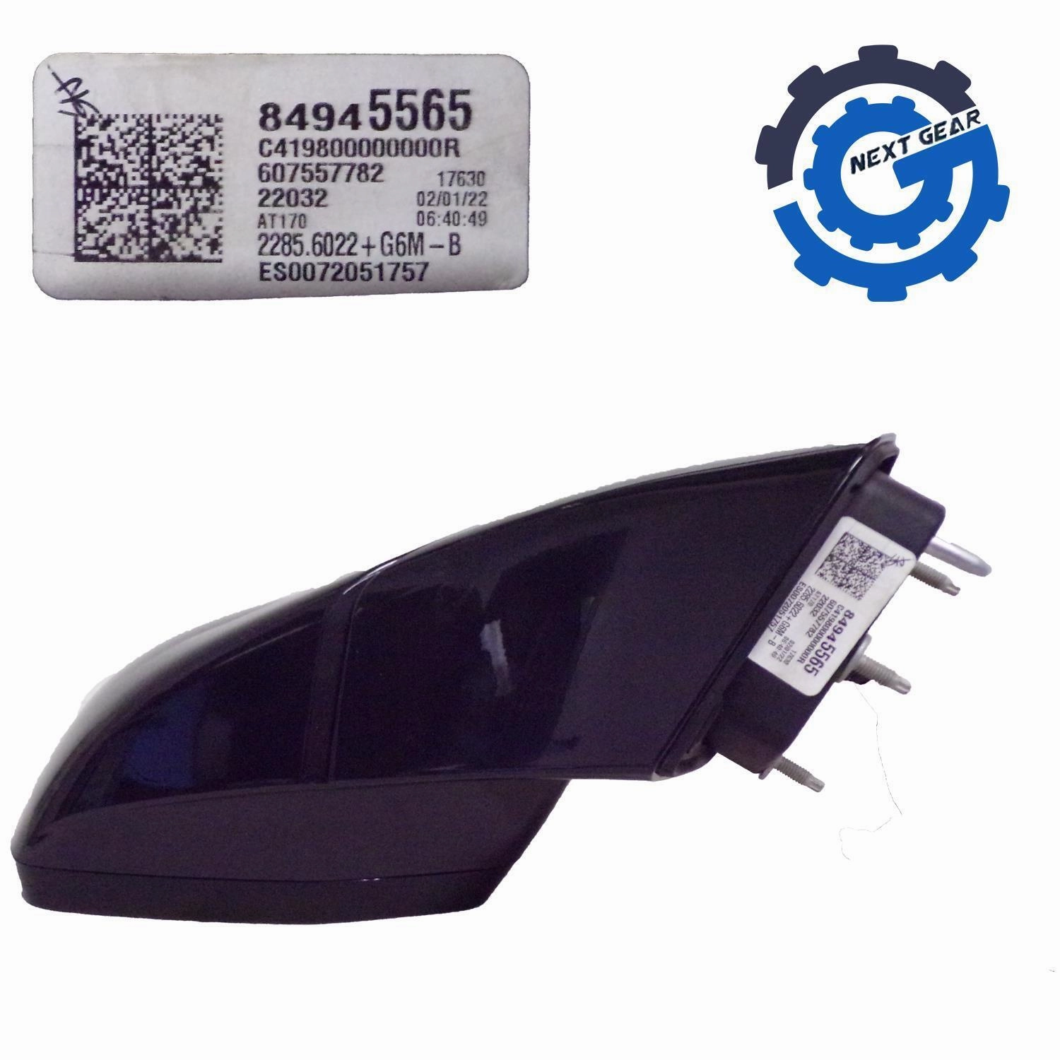 OEM GM Right Side Mirror Black Metallic 14 Pin 2019-2023 Cadillac XT4 84945565