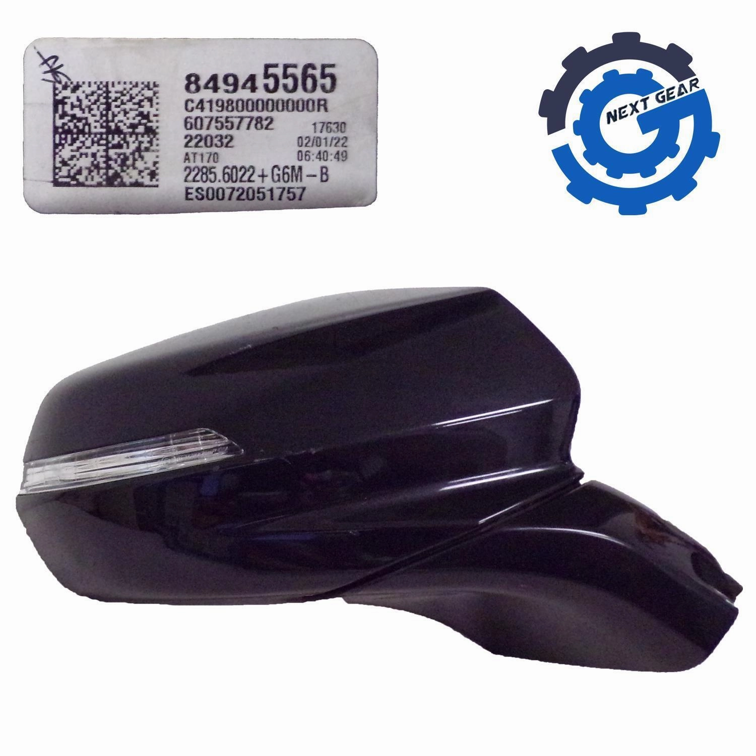 OEM GM Right Side Mirror Black Metallic 14 Pin 2019-2023 Cadillac XT4 84945565