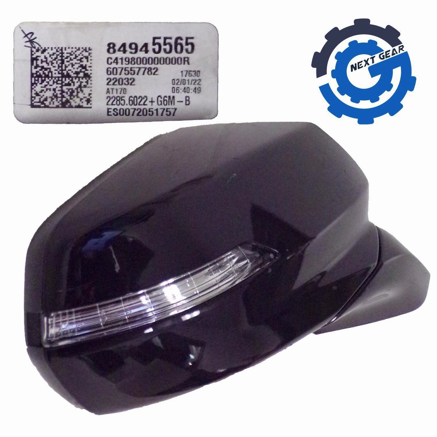 OEM GM Right Side Mirror Black Metallic 14 Pin 2019-2023 Cadillac XT4 84945565