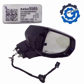 OEM GM Right Side Mirror Black Metallic 14 Pin 2019-2023 Cadillac XT4 84945565