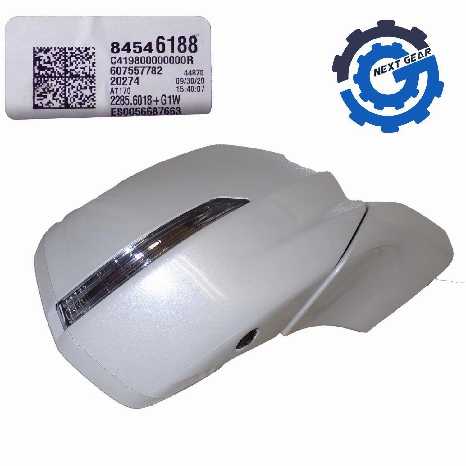 OEM GM Right Side Mirror White w/ Camera 2019-2023 Cadillac XT4 84546188