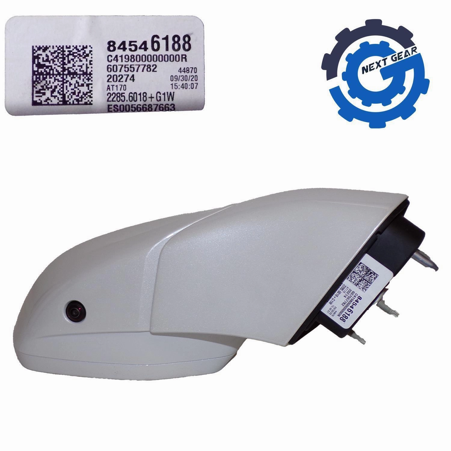 OEM GM Right Side Mirror White w/ Camera 2019-2023 Cadillac XT4 84546188