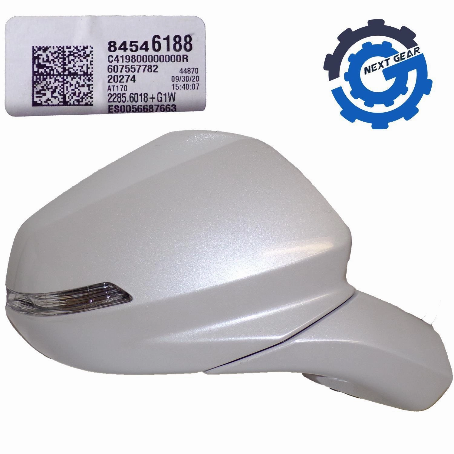 OEM GM Right Side Mirror White w/ Camera 2019-2023 Cadillac XT4 84546188