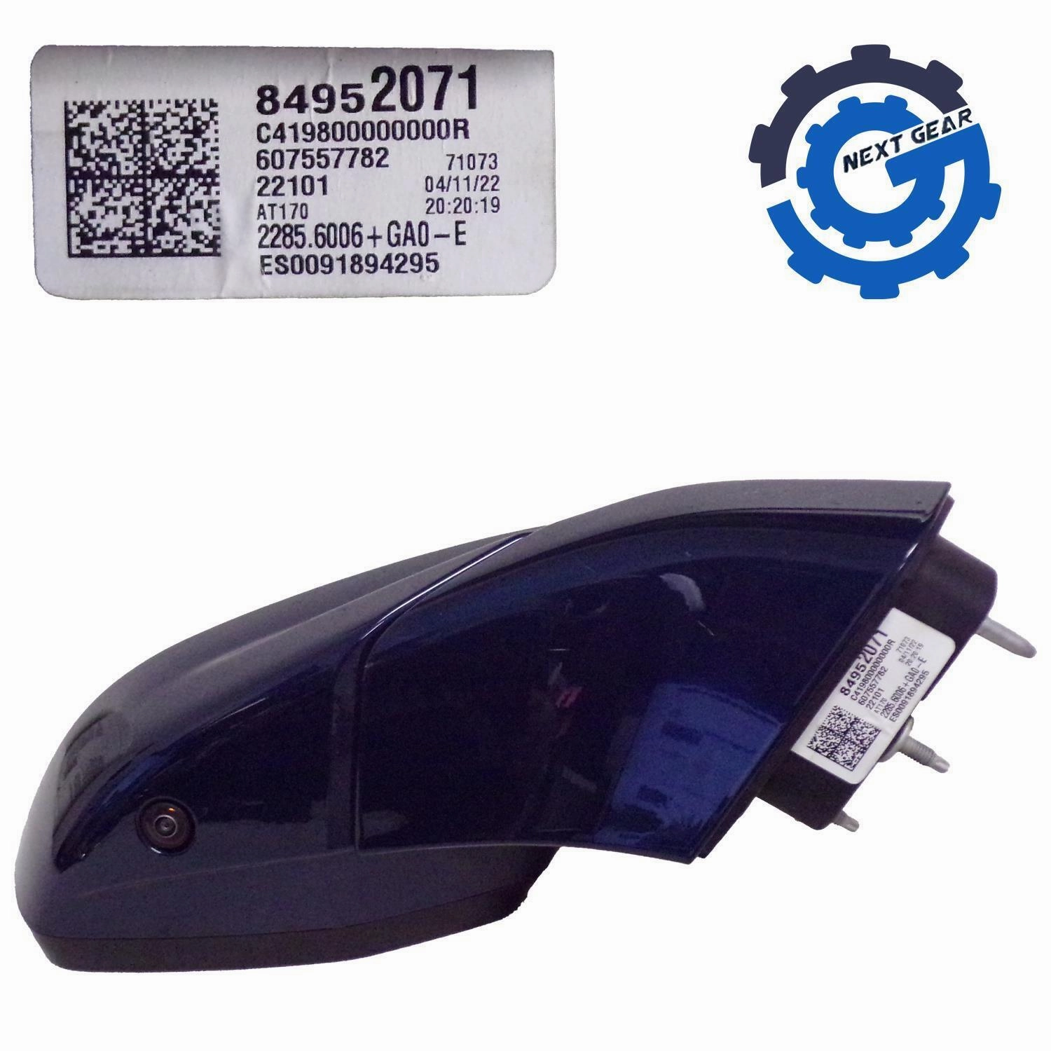 OEM GM Right Twilight Blue Side Mirror w/ Camera 2019-23 Cadillac XT4 84952071