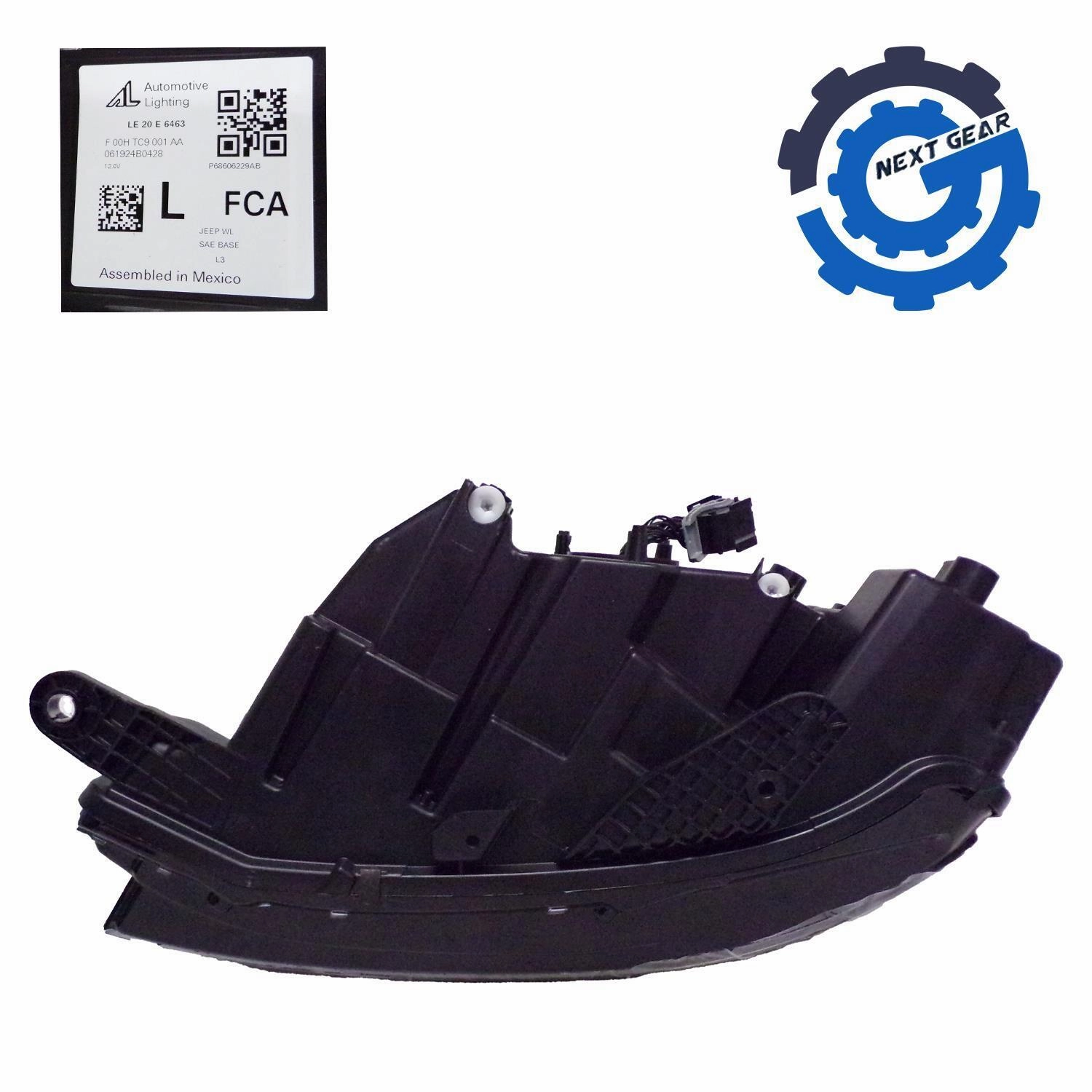 OEM Mopar LED Left Headlight Assembly for 2022-24 Jeep Grand Cherokee 68606229AB