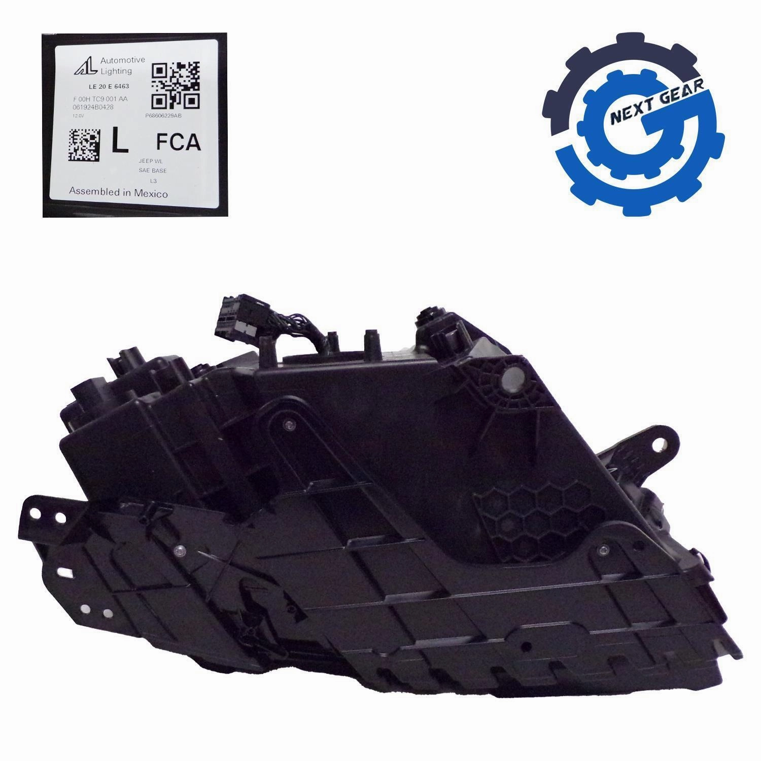 OEM Mopar LED Left Headlight Assembly for 2022-24 Jeep Grand Cherokee 68606229AB