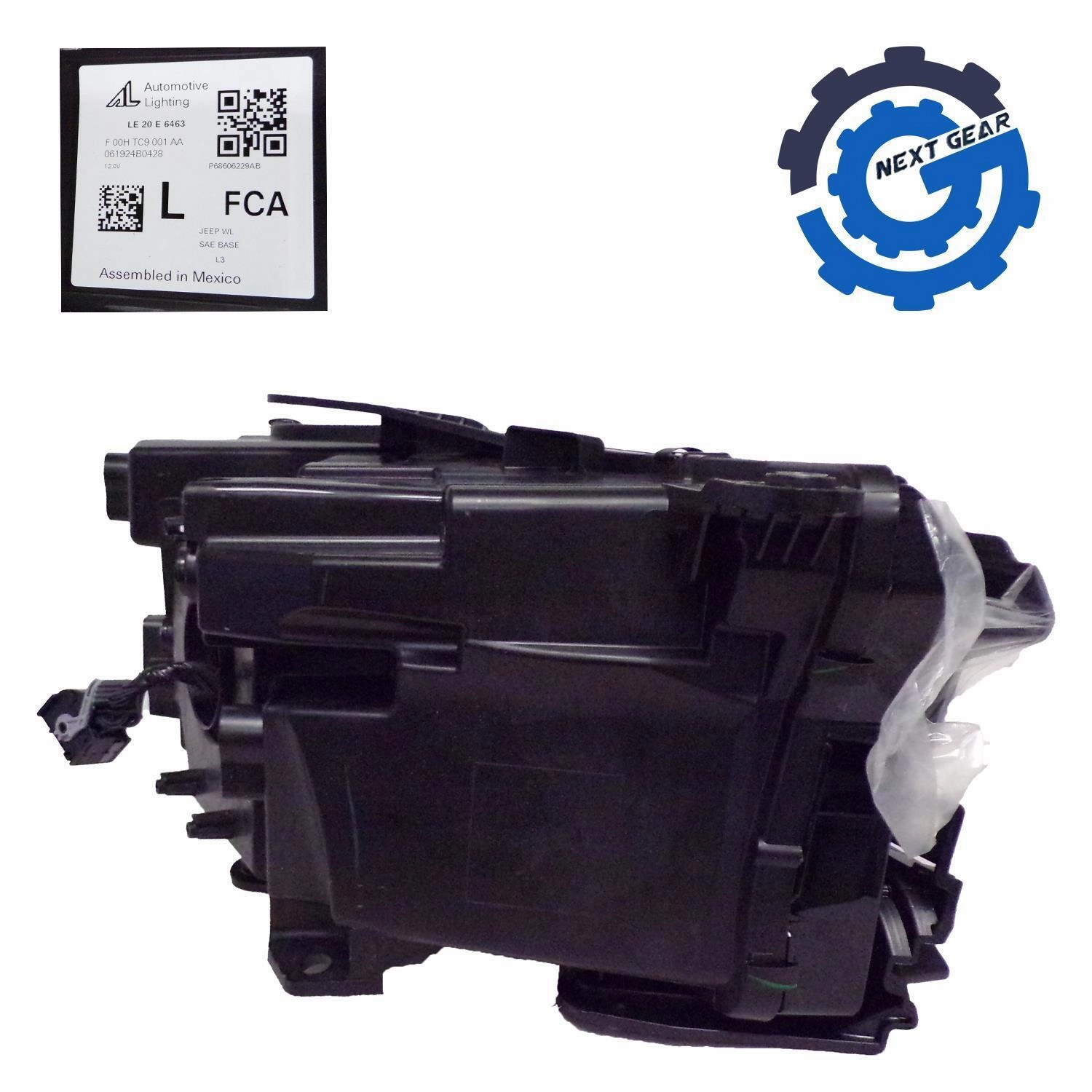 OEM Mopar LED Left Headlight Assembly for 2022-24 Jeep Grand Cherokee 68606229AB