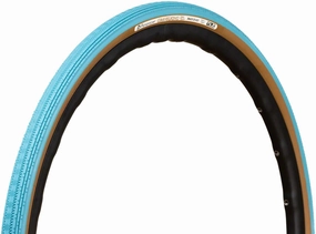 Panaracer GravelKing SS Tire - 700 x 32 Tubeless Folding Turquoise/Brown