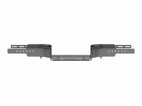 Panduit - Cable basket mount bracket - 4 height x 8" width - black" PWBPF4X8BL