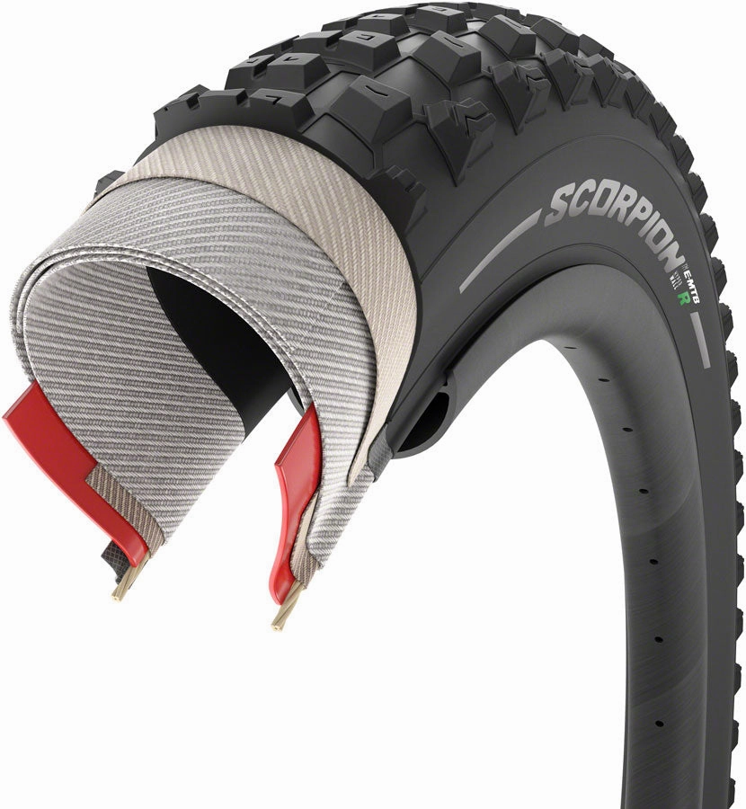 Pirelli Scorpion E-MTB R Tire - 29 x 2.6, Tubeless, Folding, Black