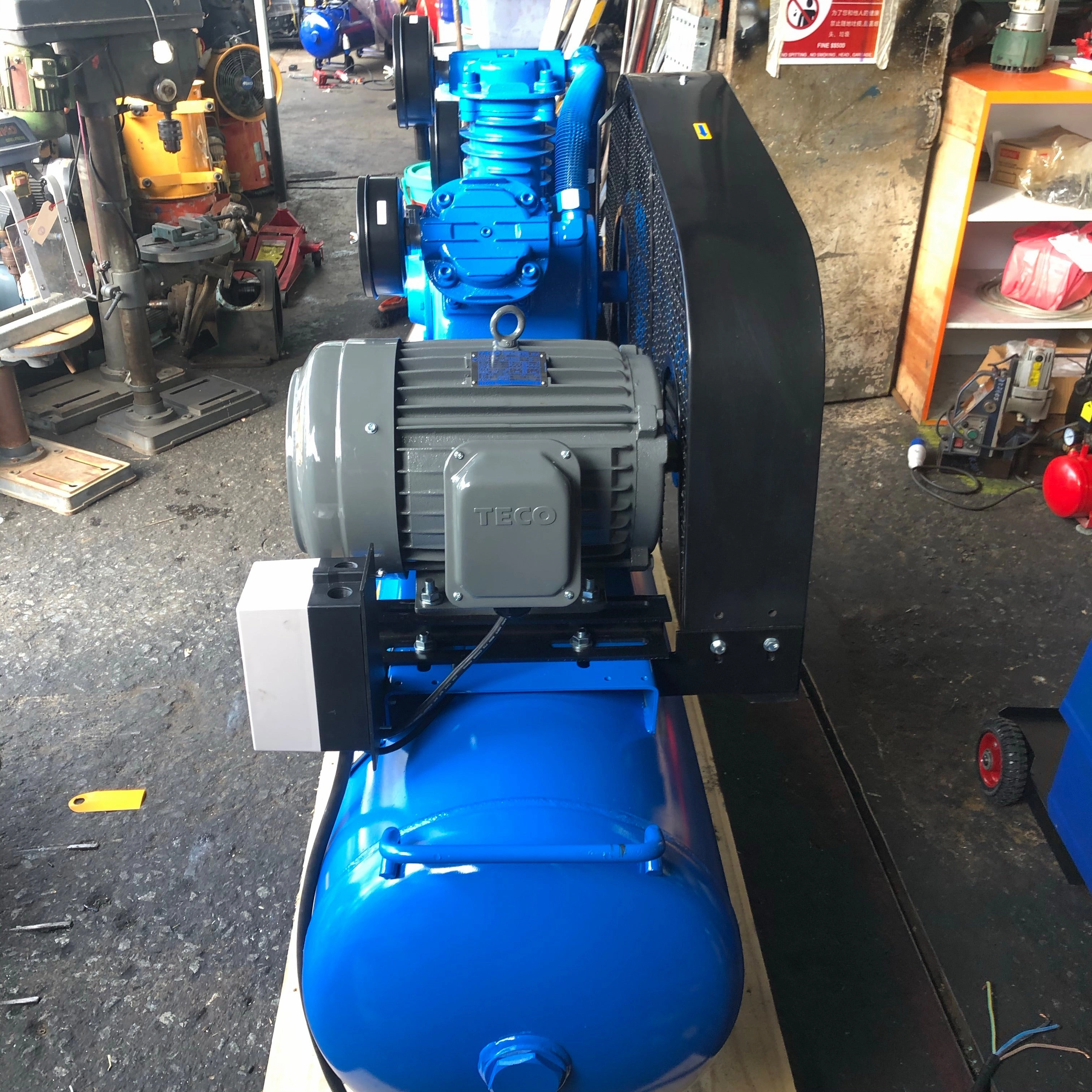 Puma 10Hp 285L 3 Phase 415V 50Hz Piston & Belt Air Compressor Ie3 #Pk10300 | Model : PUMA-PK10300