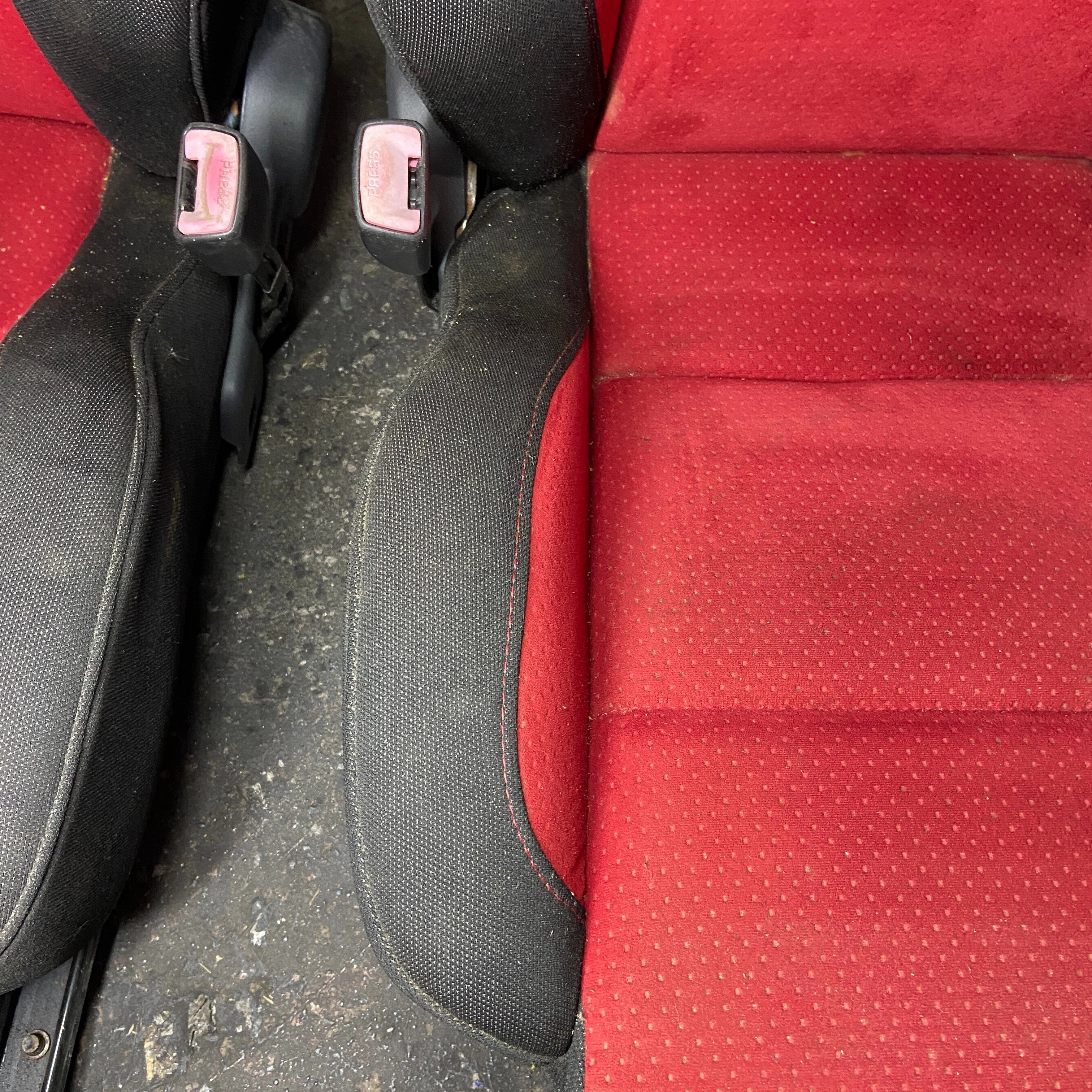 Recaro ZC31s Red Pair of Seats