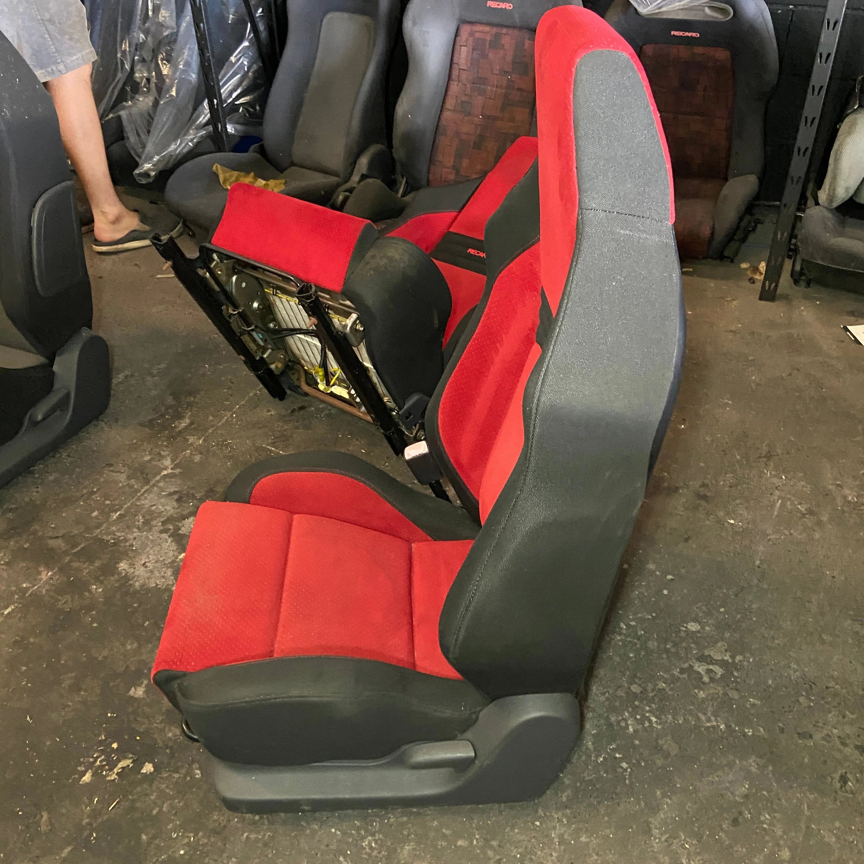 Recaro ZC31s Red Pair of Seats