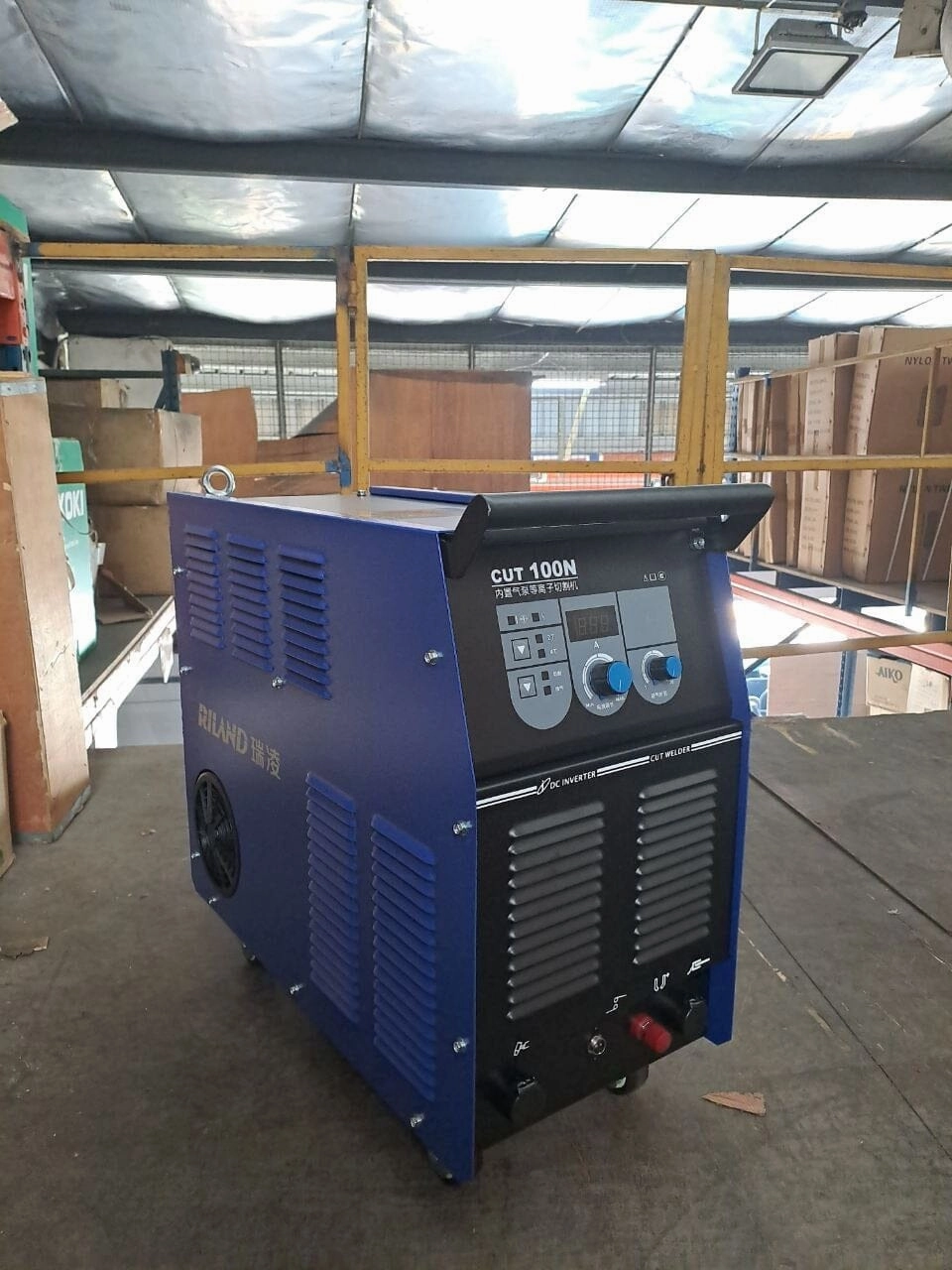 Riland Welding Machine CUT100N 380V come with Air Compressor, 10M P80 & 3M Earth Cable | Model: W-CUT100N-R