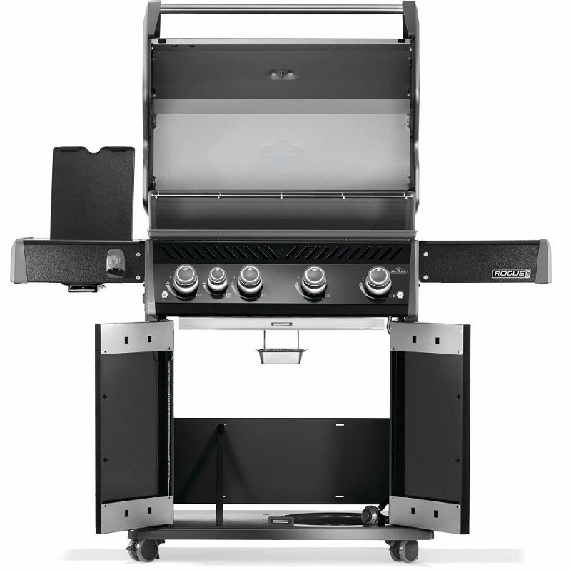 Rogue PRO 525 SIB Propane Grill with Infrared Side Burner - Black