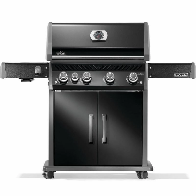 Rogue PRO 525 SIB Propane Grill with Infrared Side Burner - Black