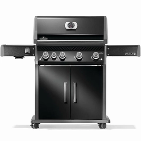 Rogue PRO 525 SIB Propane Grill with Infrared Side Burner - Black