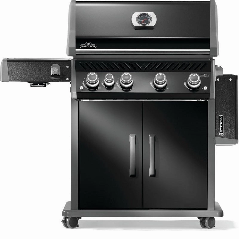 Rogue PRO 525 SIB Propane Grill with Infrared Side Burner - Black