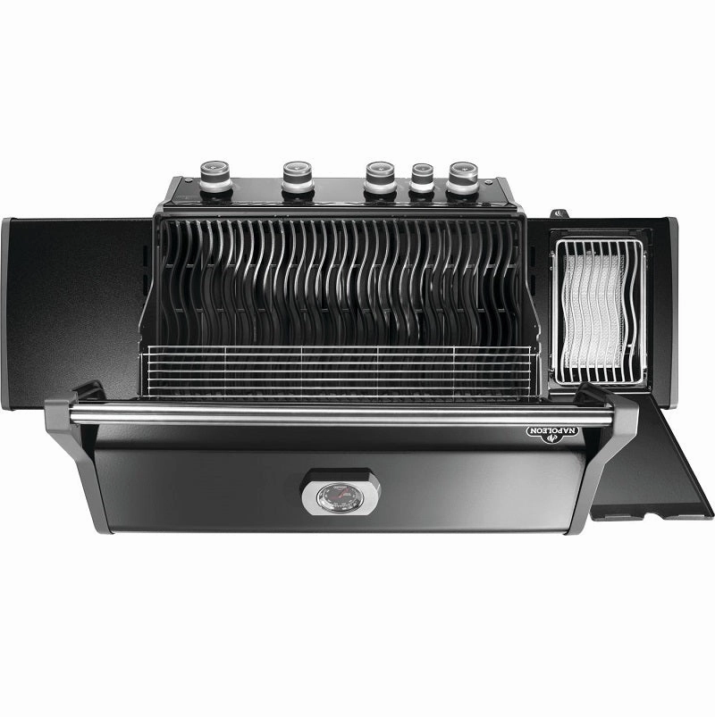 Rogue PRO 525 SIB Propane Grill with Infrared Side Burner - Black