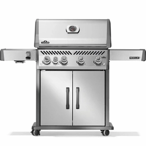 Rogue PRO 525 SIB Propane Grill with Infrared Side Burner - Stainless Steel