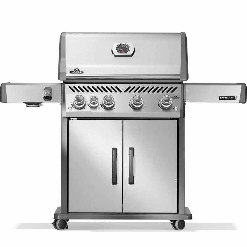 Rogue PRO 525 SIB Propane Grill with Infrared Side Burner - Stainless Steel