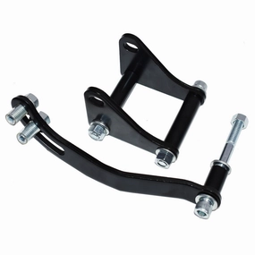 SBC Black Saginaw Power Steering Pump Mounting Bracket LWP SWP SB Chevy 327 350