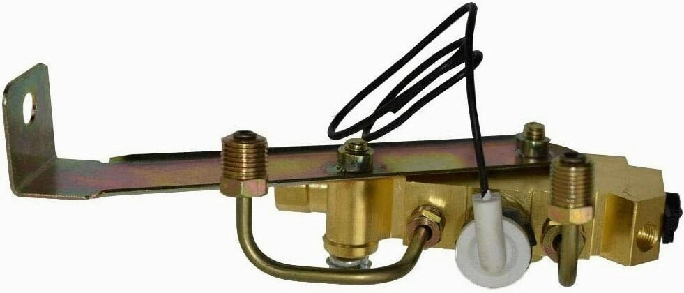 Side Mount Brass Proportioning Valve Kit Disc-Drum Pv2 Brake Lines And Wire