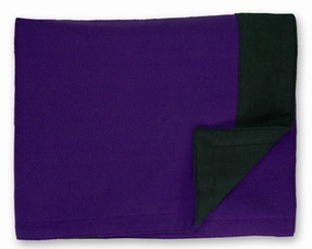 Silk & Wool Meditation Chair Blanket - Purple or