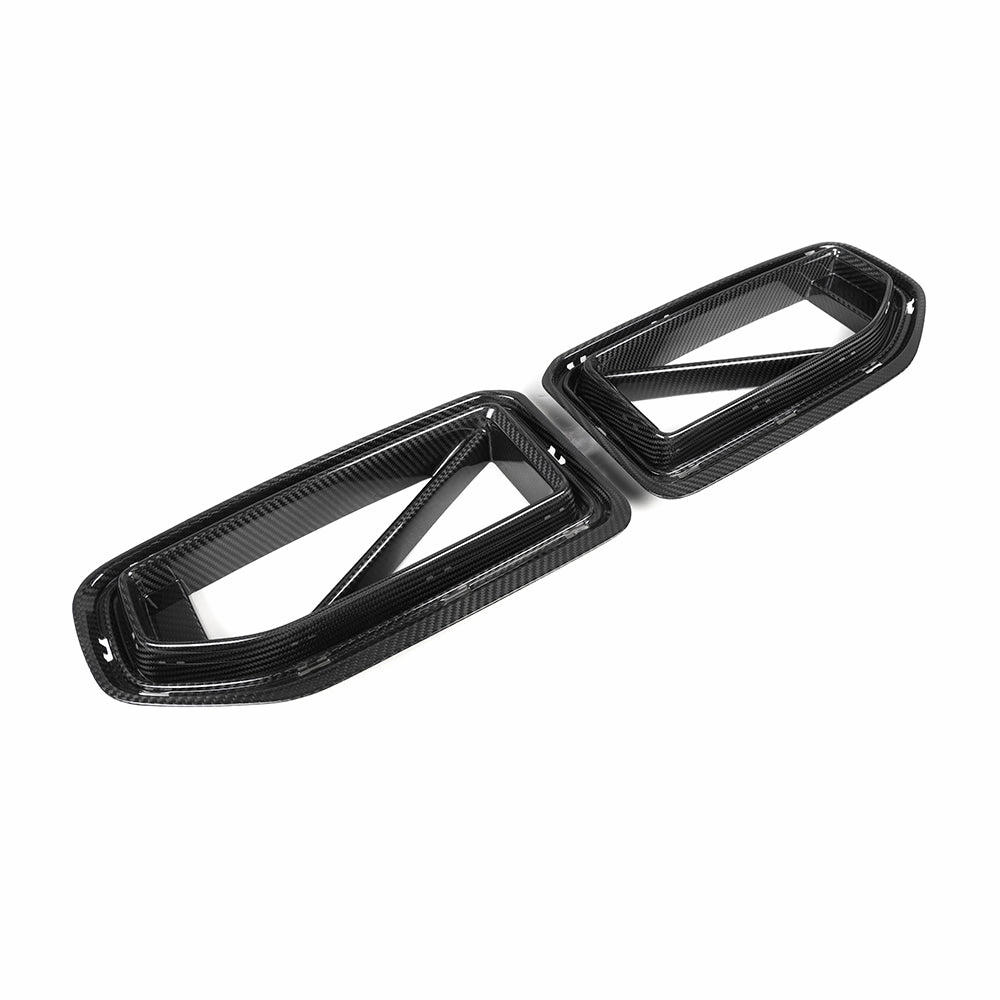 Sooqoo V Style Pre Pregged Dry Carbon Fiber Front Grille for BMW M2 G87 2023 