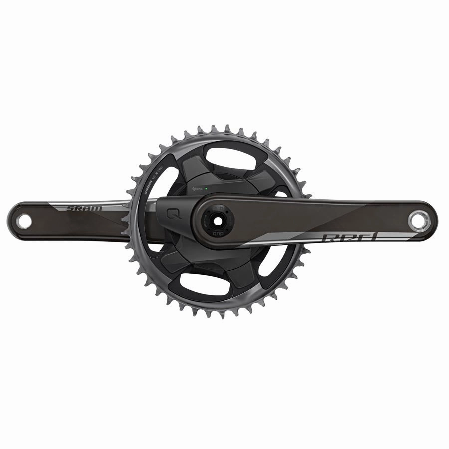 SRAM Red 1 AXS Quarq Power Meter Crankset Speed: 12 Spindle: 28.99mm BCD: Direct Mount 46 DUB 170mm Black Road