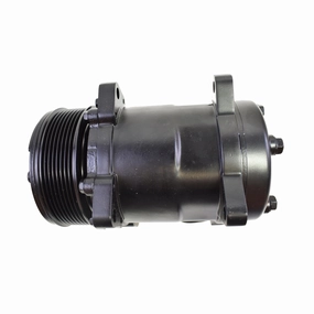 Style Compressor SD-508  W-7 Groove Serpentine Belt Pulley SD5H14 Black