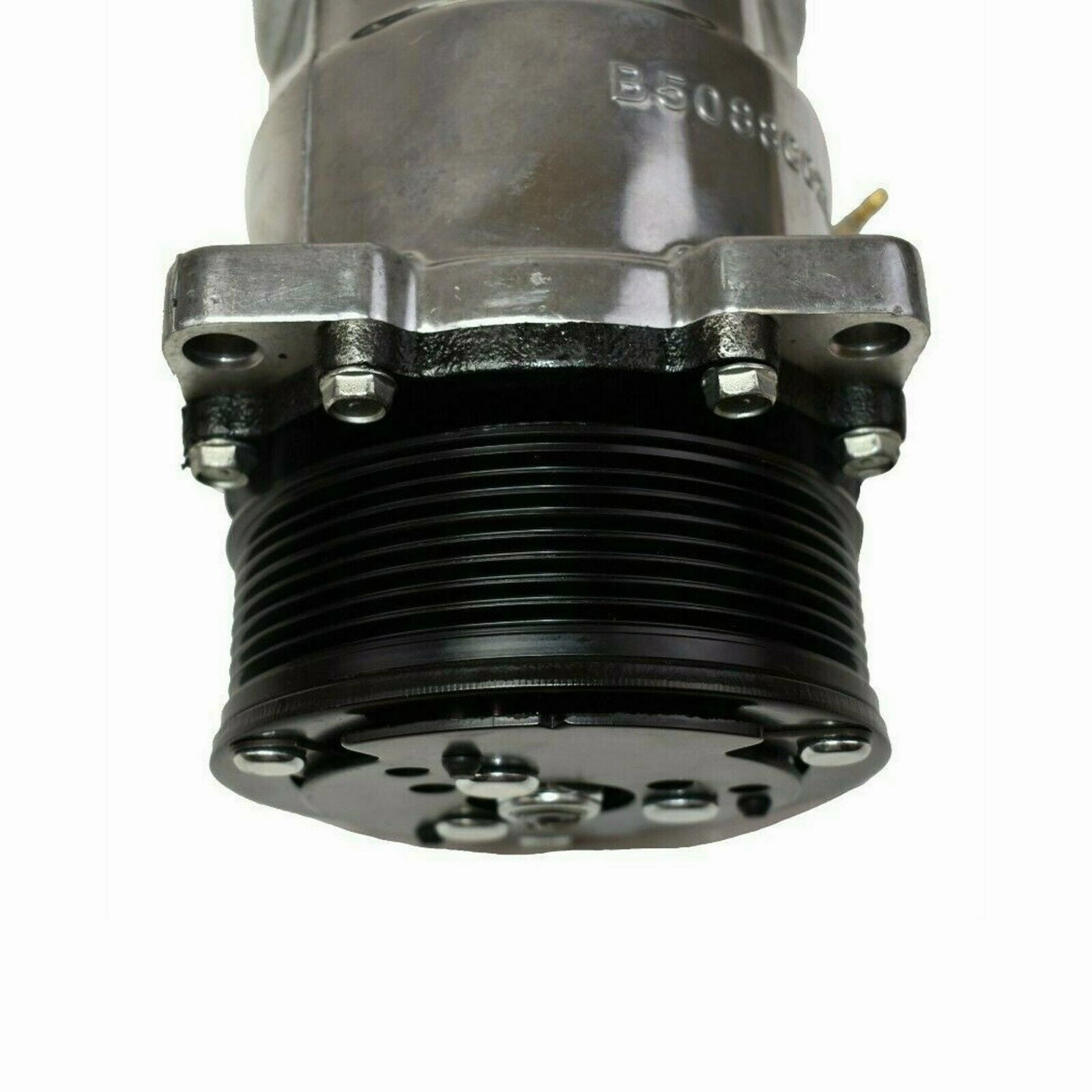 Style Compressor SD-508 W-7 Groove Serpentine Belt Pulley SD5H14 Chrome