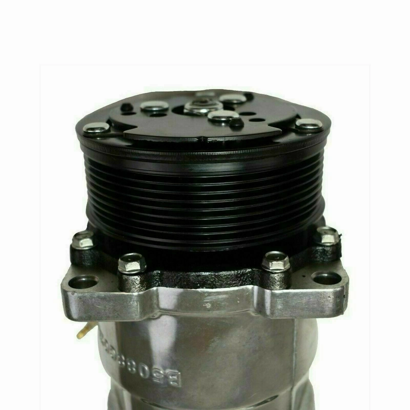 Style Compressor SD-508 W-7 Groove Serpentine Belt Pulley SD5H14 Chrome