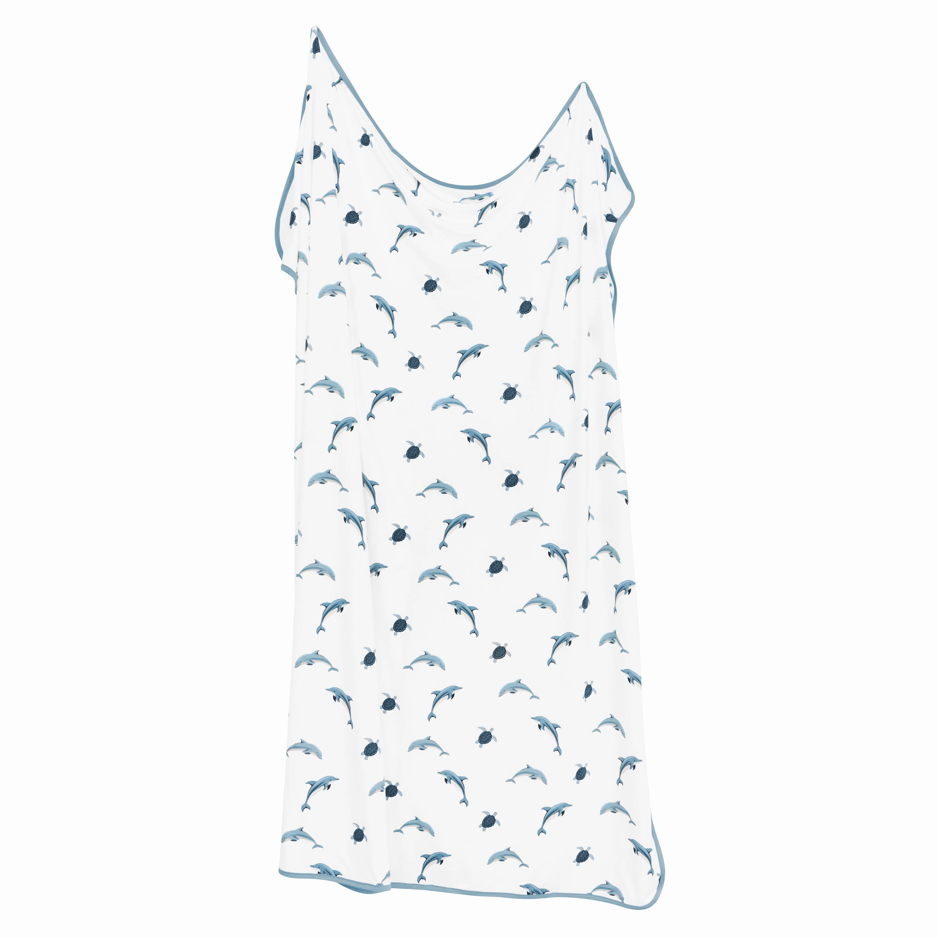 Swaddle Blanket in Dolphin