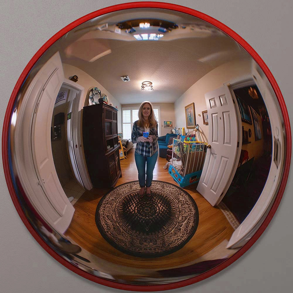 TheLAShop 18" Wide Angle Convex Mirror Room OOTD Selfie Mirror