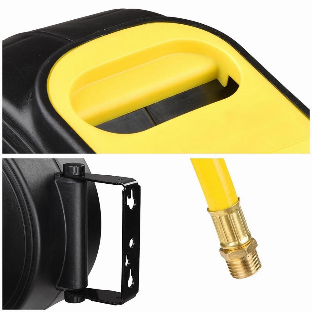 TheLAShop 33ft 5/16in Retractable Air Hose Reel Wall Mount Auto Rewind