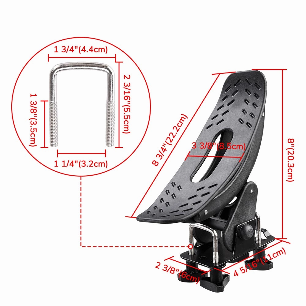 TheLAShop 4pcs Kayak Carrier Saddle Car Roof Cross Bar Mount Canoe Boat