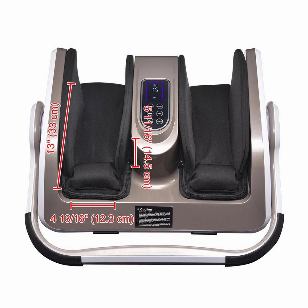 TheLAShop Foot and Calf Massager Heated Reflexology with Remote