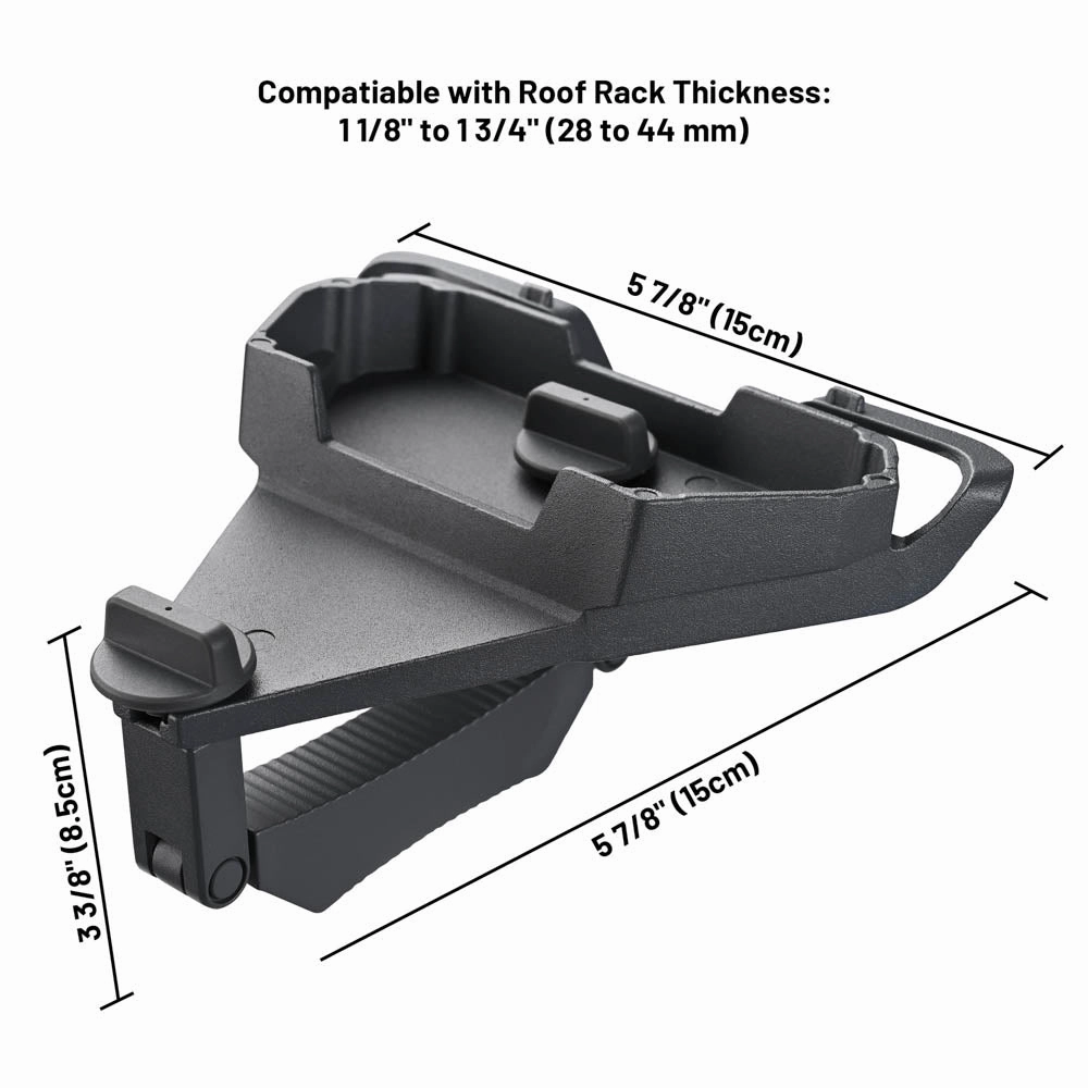 TheLAShop Starlink Mini Mount Car Mount fit 1.1-1.7" Roof Rack