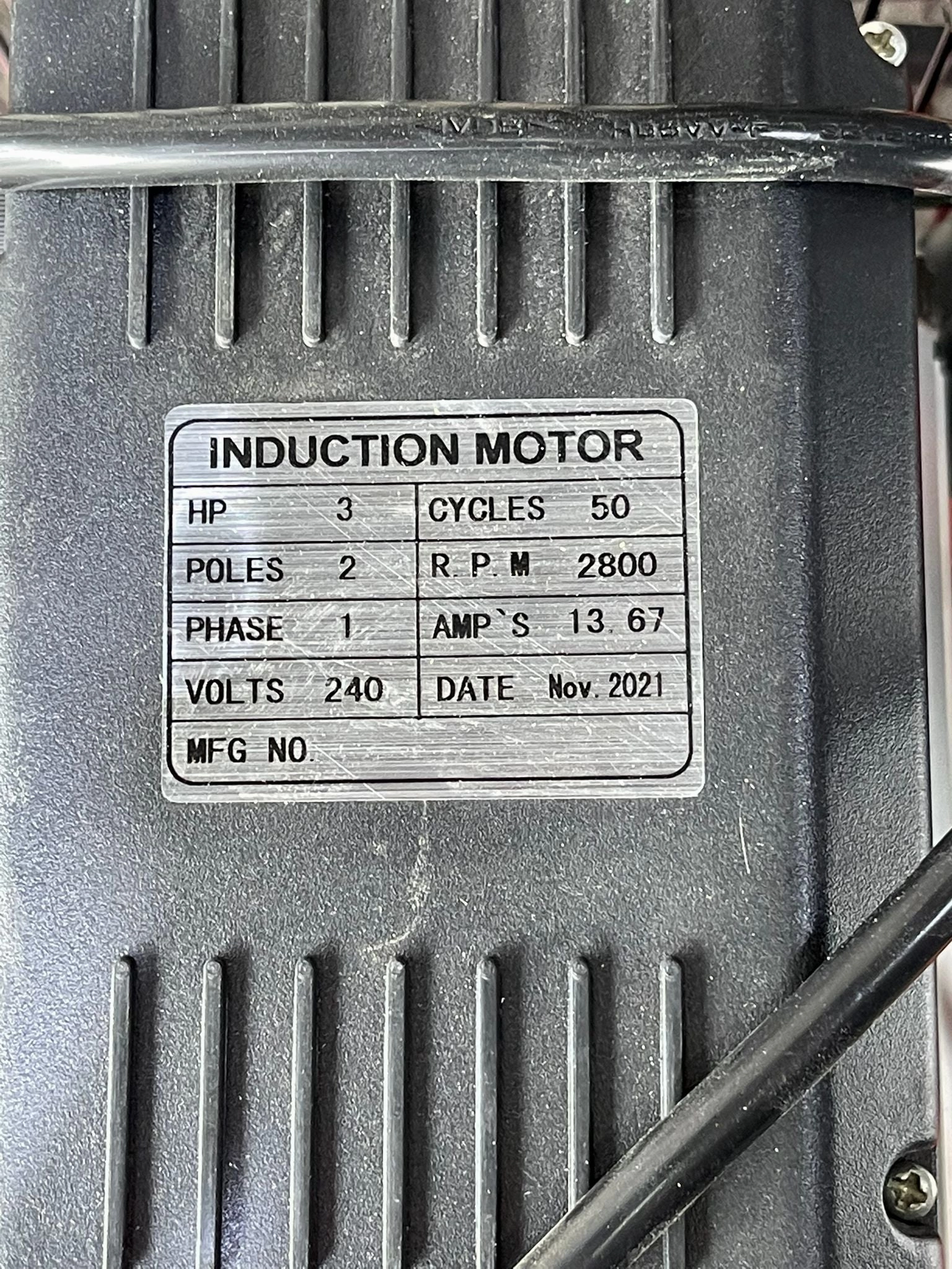 Tiger 3HP 100L 220V 50HZ Belt Driven Air Compressor (FOR EXPORT ONLY) | Model : GHE2055-100