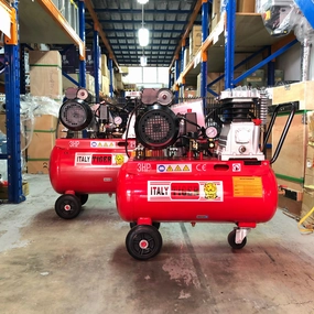 Tiger 3HP 220V Belt Driven Air Compressor (FOR EXPORT ONLY) | Tank Size : 30L, 50L | Model : A-3008