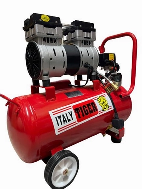 Tiger 3HP 30L 220V Oil Free & Silent Air Compressor (FOR EXPORT ONLY) | Model : GDG30-RED
