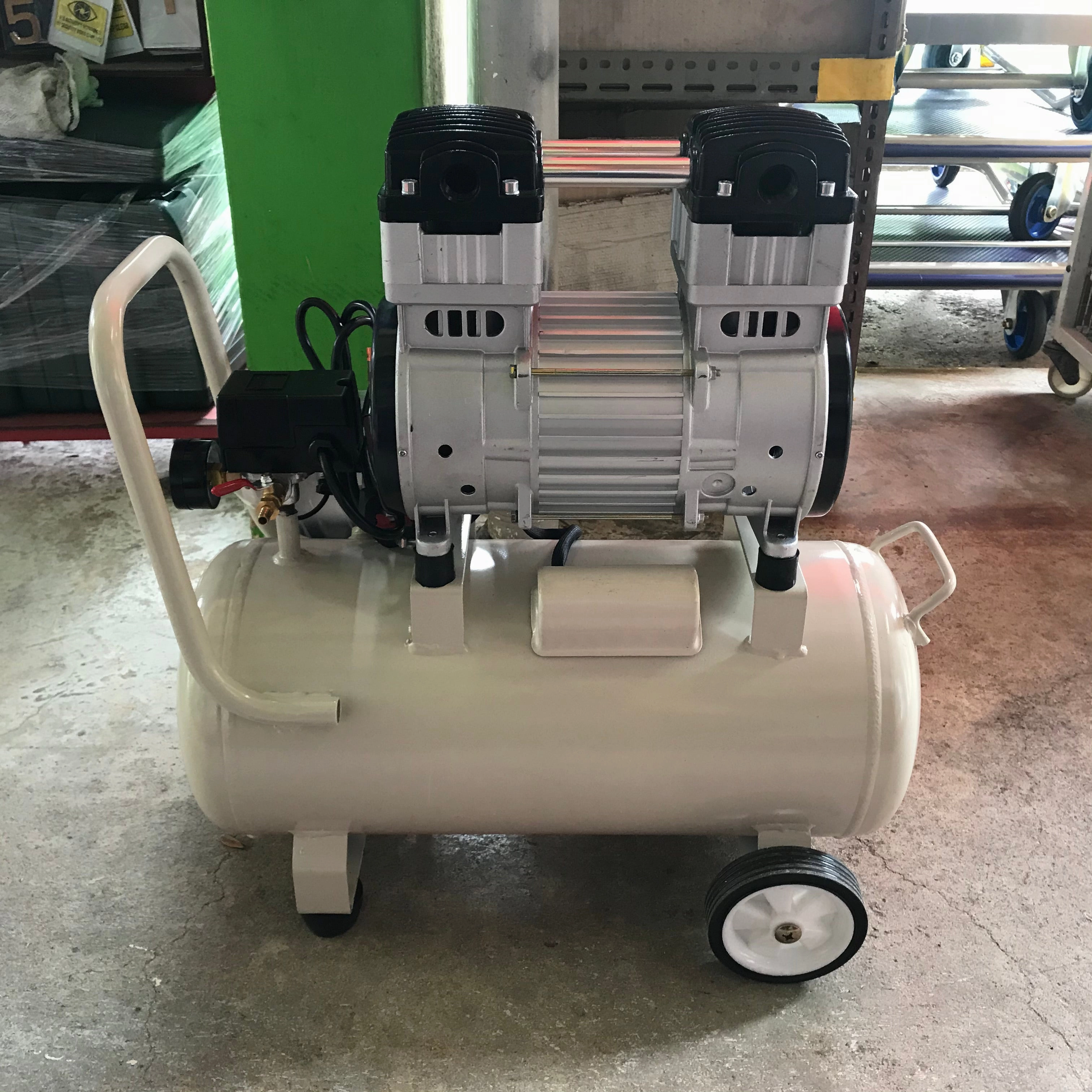 Tiger 3Hp 35L 240V #Gdg35(Wh) Oil Free & Silent Air Compressor (FOR EXPORT ONLY) | Model : GDG35-WHITE