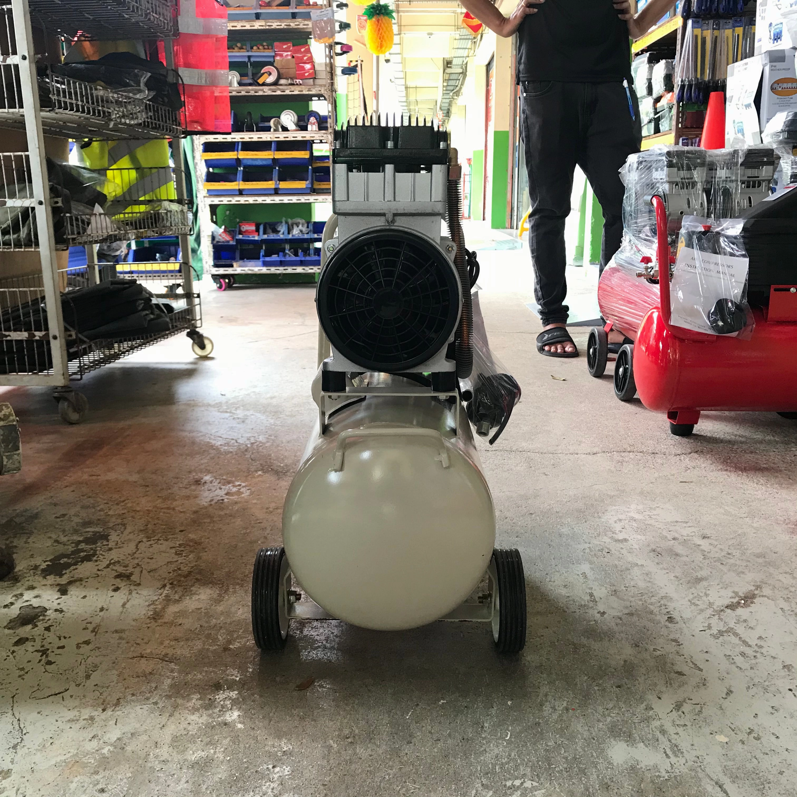 Tiger 3Hp 35L 240V #Gdg35(Wh) Oil Free & Silent Air Compressor (FOR EXPORT ONLY) | Model : GDG35-WHITE