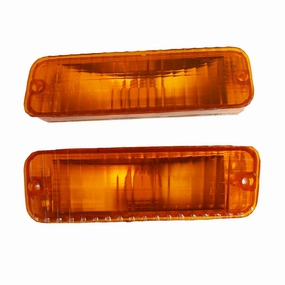 Turn Signal Light Left & Right Side For 83-88 Ford Ranger Plastic Lens Set of 2