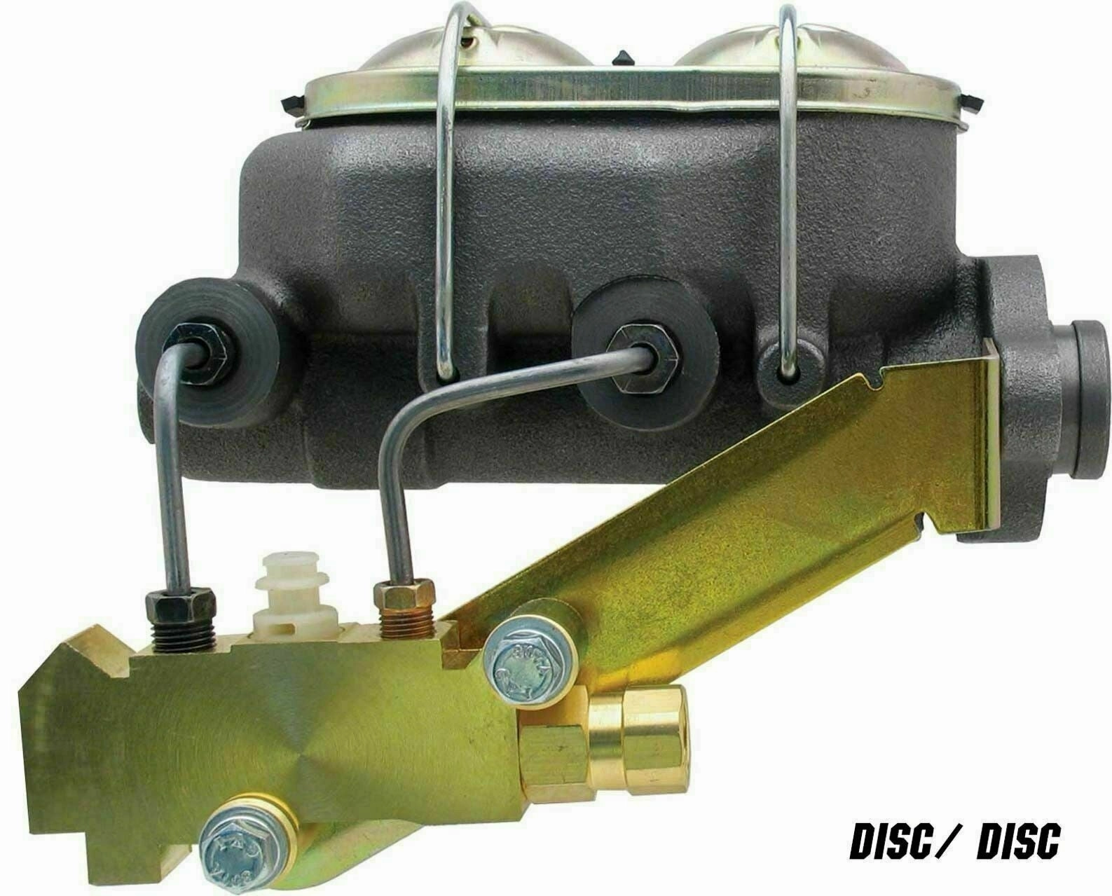 Universal Master Cylinder 1-1-8" Bore, Disc Disc Proportioning Valve Kit